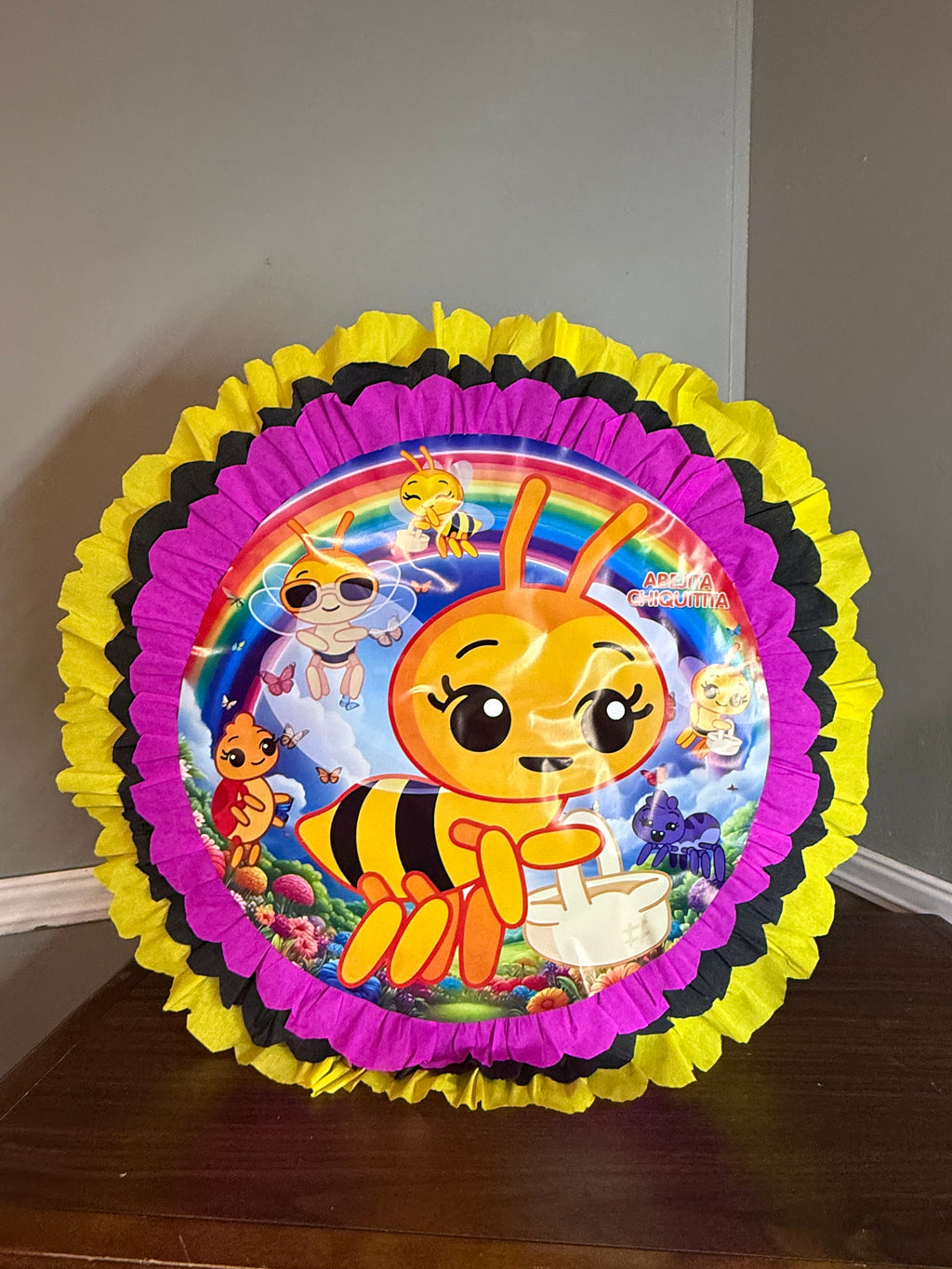 Piñata Redonda de Tambor Chica – Lista para Llevar