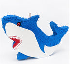 Piñata Artesanal Tiburón Azul 🦈 | Tamaños S, M y L – Sobre Pedido