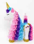 Piñata Unicornio Encantado 3D – Tamaño Mediano