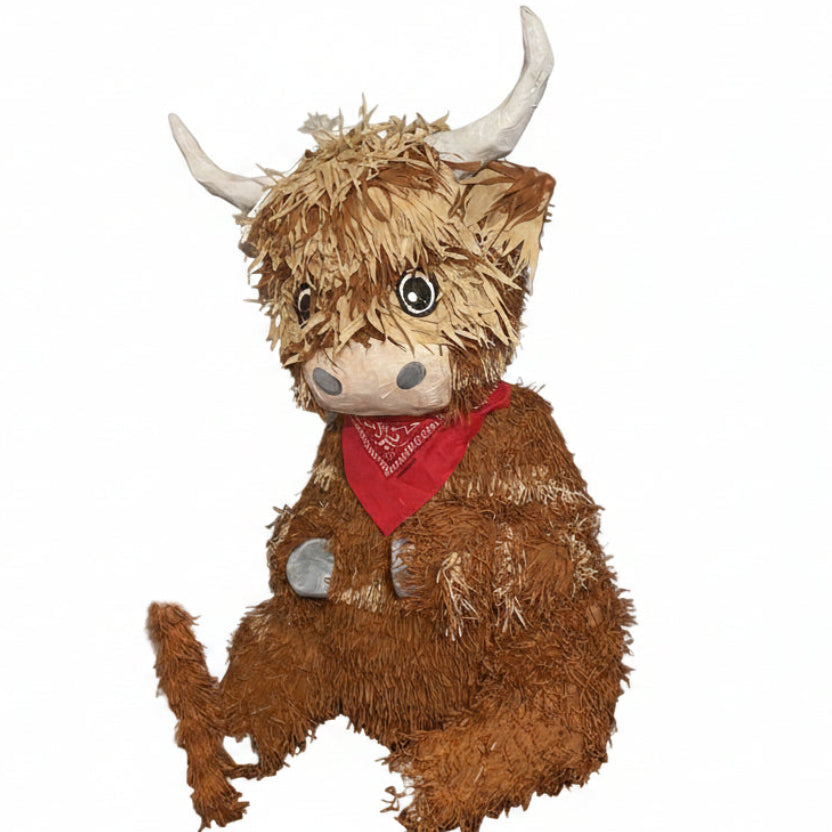 Piñata 3D Torito Tierno del Rancho 🐄 | Chico, Mediano y Grande