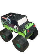 Piñata Monster Truck Llamas Verdes 3D 🚛 – Tamaño Mediana
