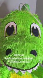 Piñata Dinosaurio Bebé 🦕 – Tamaño Mediano – Lista para Llevar